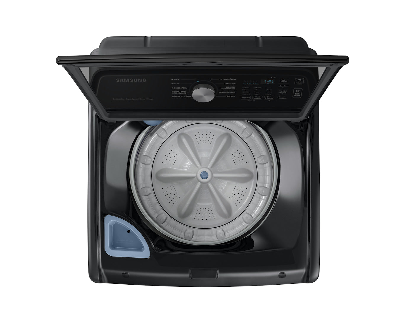 Lavadora SAMSUNG Carga Superior 23 kilos WA23C3554GV Negra