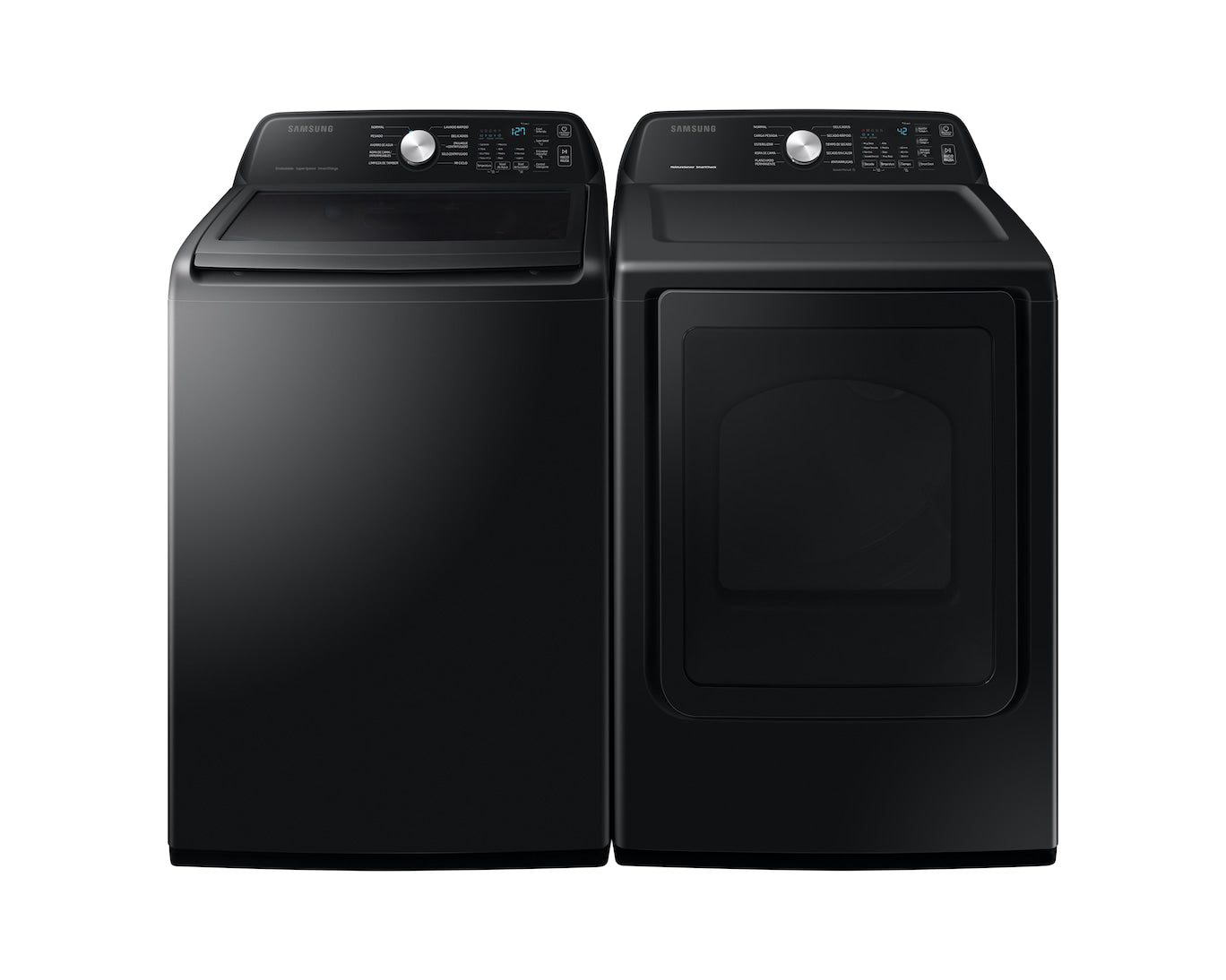 Lavadora SAMSUNG Carga Superior 23 kilos WA23C3554GV Negra