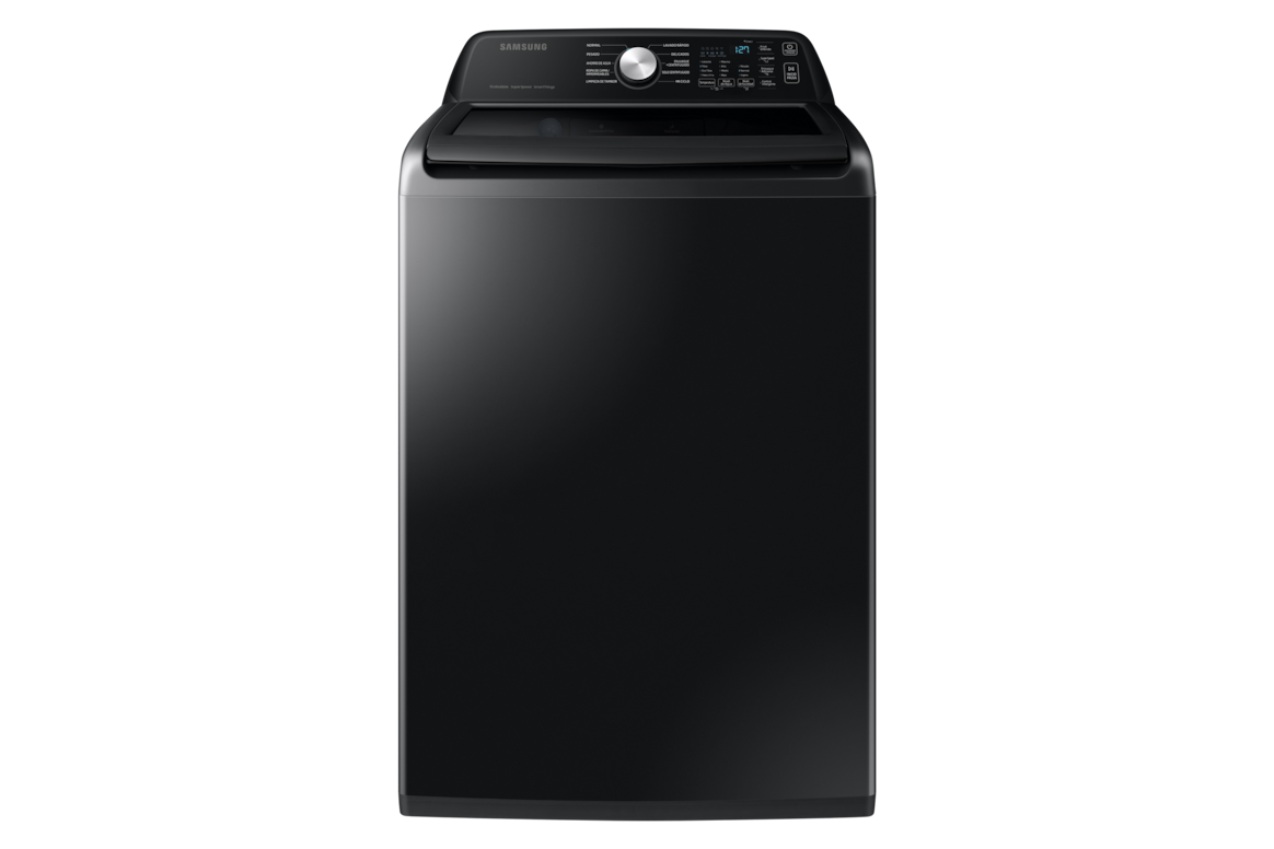 Lavadora SAMSUNG Carga Superior 23 kilos WA23C3554GV Negra