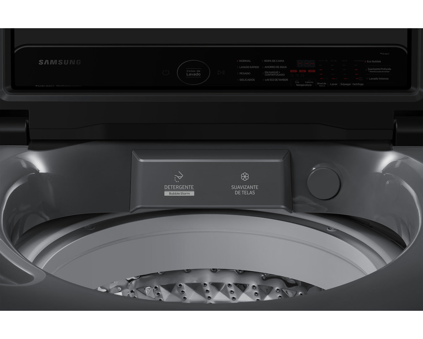 Lavadora Samsung Carga Superior 13 Kg Wa13cg5441bdco Gris