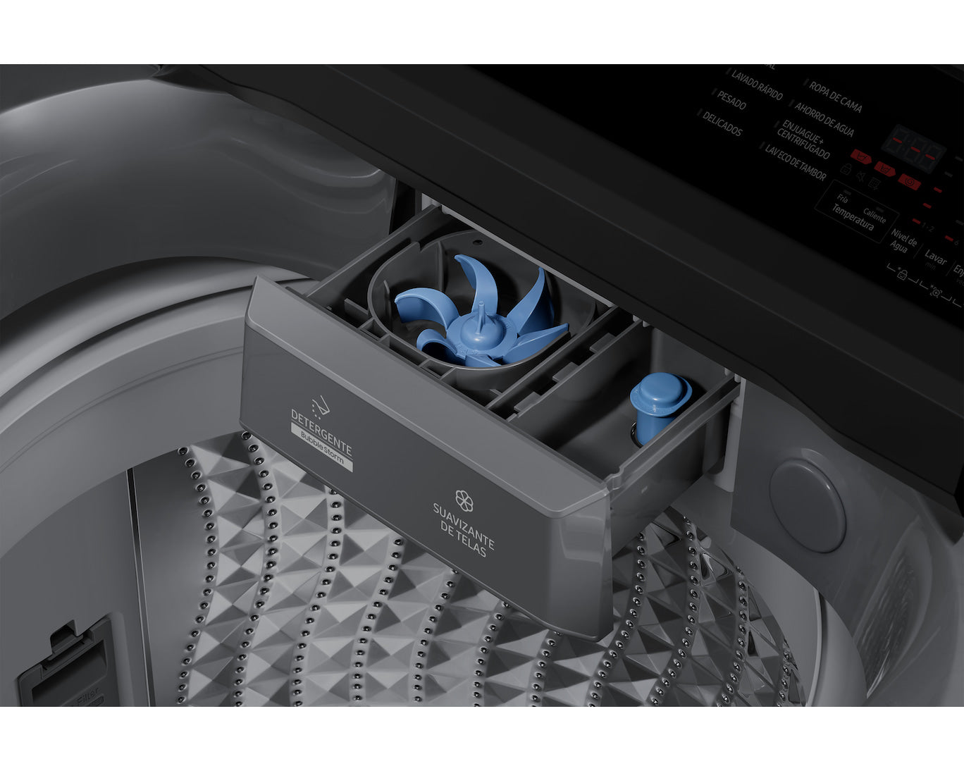 Lavadora Samsung Gris, 15Kg ,WA15CG5441B