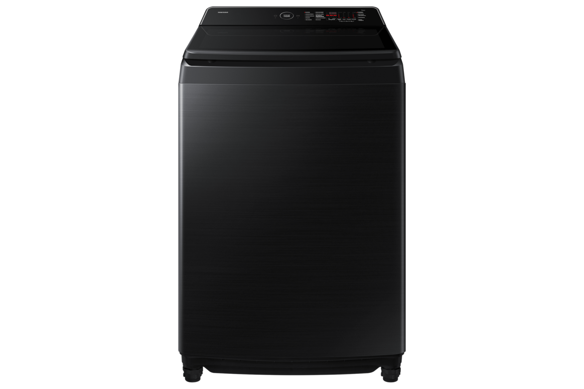 Lavadora SAMSUNG Bespoke Carga Superior AI Wash 19 Kg WA80F19S8BCO Negra