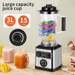 LICUADORA 3L MULTIFUNCIONAL 6600W 3 EN 1 SOKANY SK3333