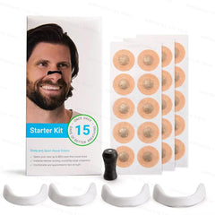 Dilatador Nasal Magnético Kit 30 días Ronquidos Deporte y Salud 4 tallas