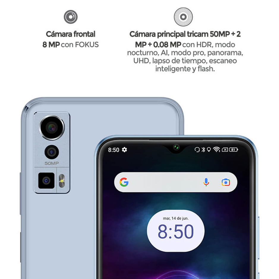 Celular KALLEY Black Z 256GB Azul