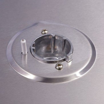 Cubierta Abba inox 4 puntos Gas Natural