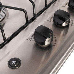 Cubierta Abba inox 4 puntos Gas Natural