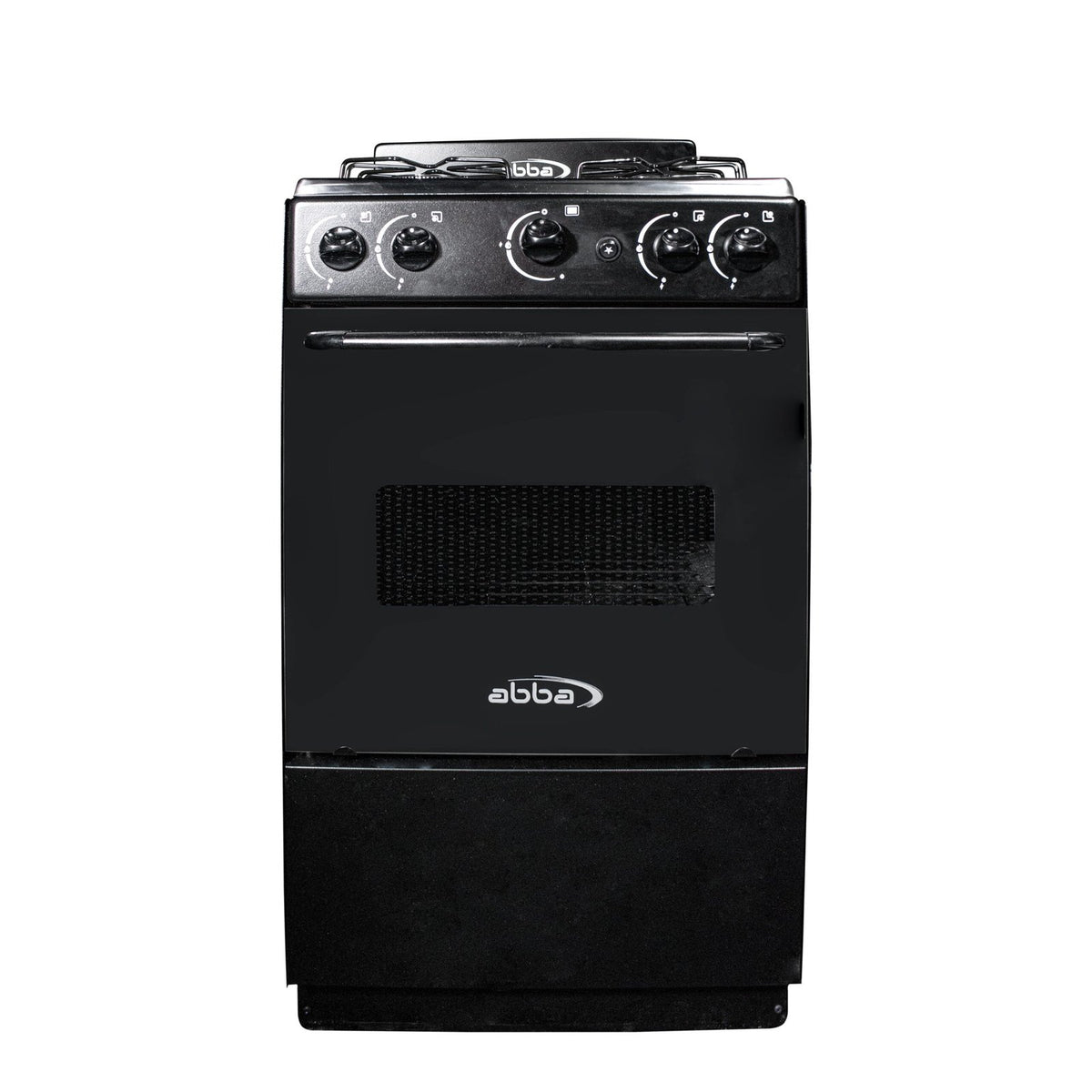 Estufa de Piso ABBA 4 Puestos Con Horno Gas Natural AT101-5 Negro