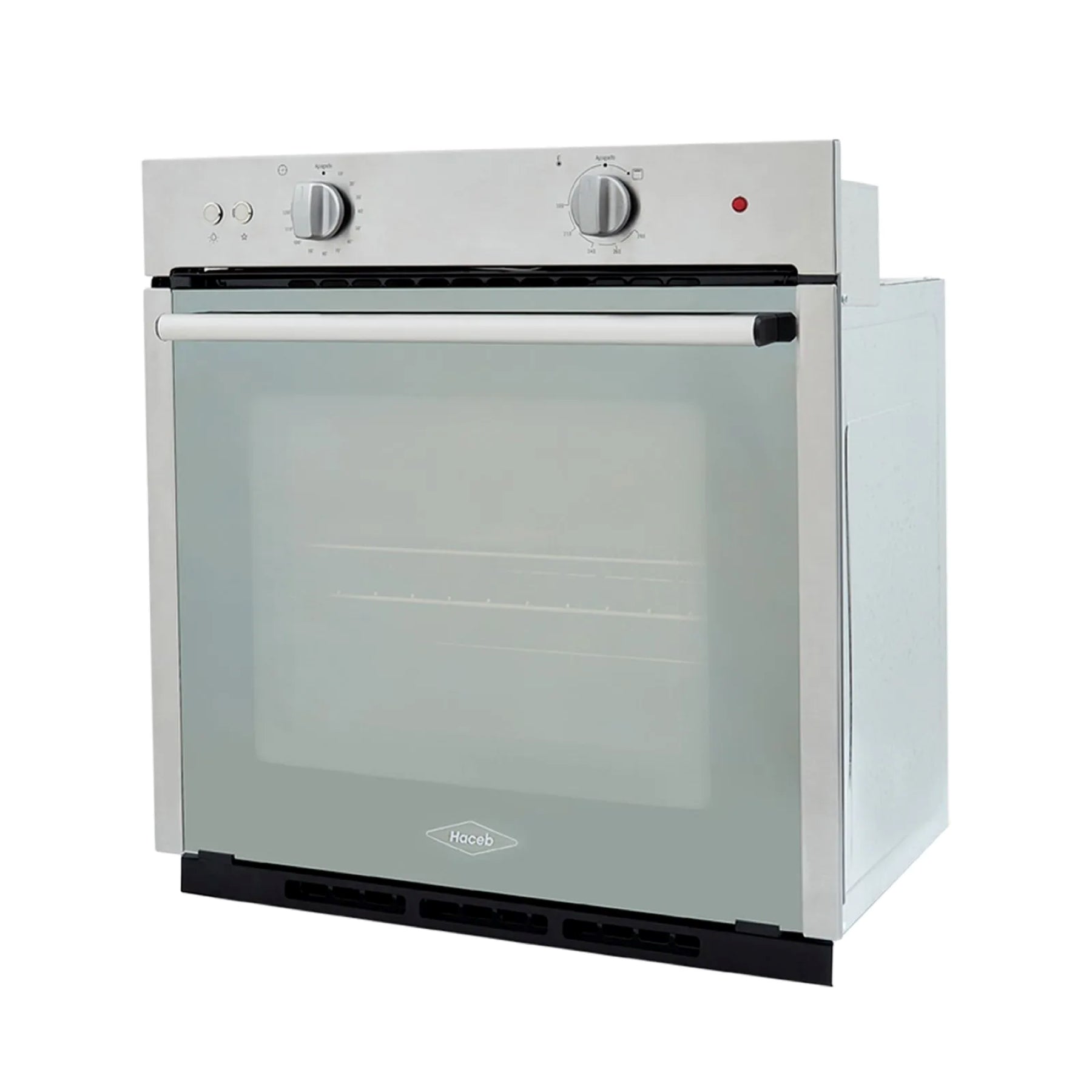 Horno mixto Tandoori 60 cm inox con vidrio reflectivo gas natural 120V Haceb