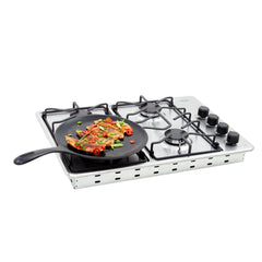 Estufa de empotrar Tofu Inox 60X43 cm gas propano Haceb