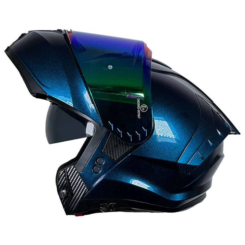 XTR-918 XTRONG FOTOCROMATICO AZUL VISOR REVO VERDE