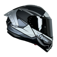 XTR-918 XTRONG  SPEARHEAD GRIS MATE VISOR COLOR