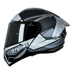 XTR-918 XTRONG  SPEARHEAD GRIS MATE VISOR COLOR