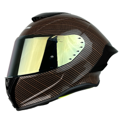 XTR-820 XTRONG BRAIDED FIBER-DORADO-BRILLO VISOR REVO