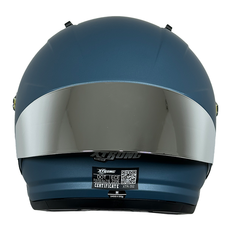 XTR-820 XTRONG  AZUL MATE VISOR REVO
