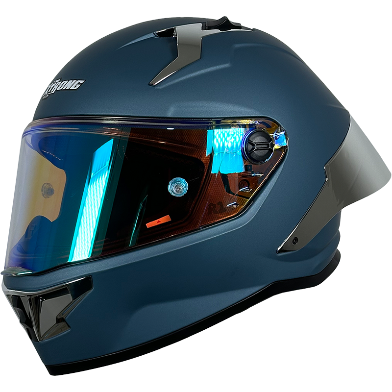XTR-820 XTRONG  AZUL MATE VISOR REVO