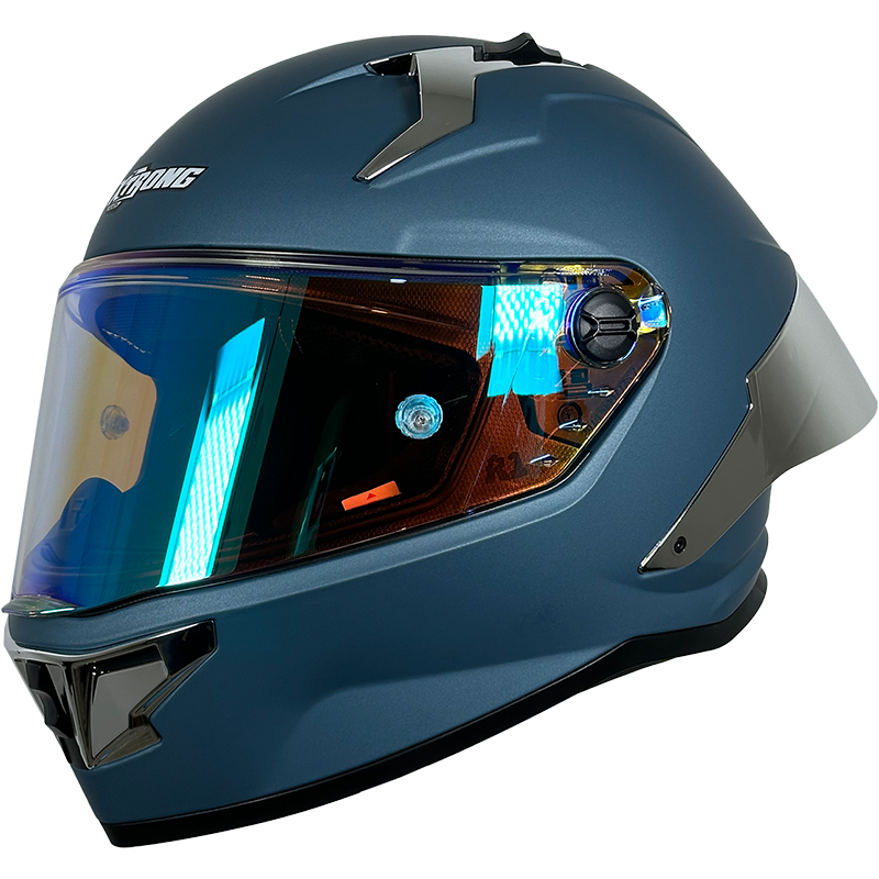 XTR-820 XTRONG  AZUL MATE VISOR REVO