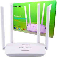 Router repetidor de señal WiFi inalámbrico 4 antenas