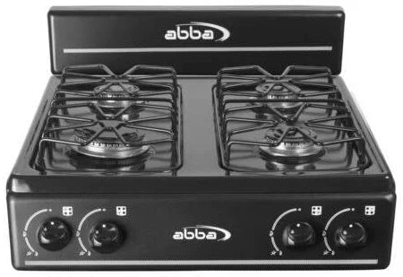 Estufa De Mesa Abba 4 Puestos Gas Propano St4005