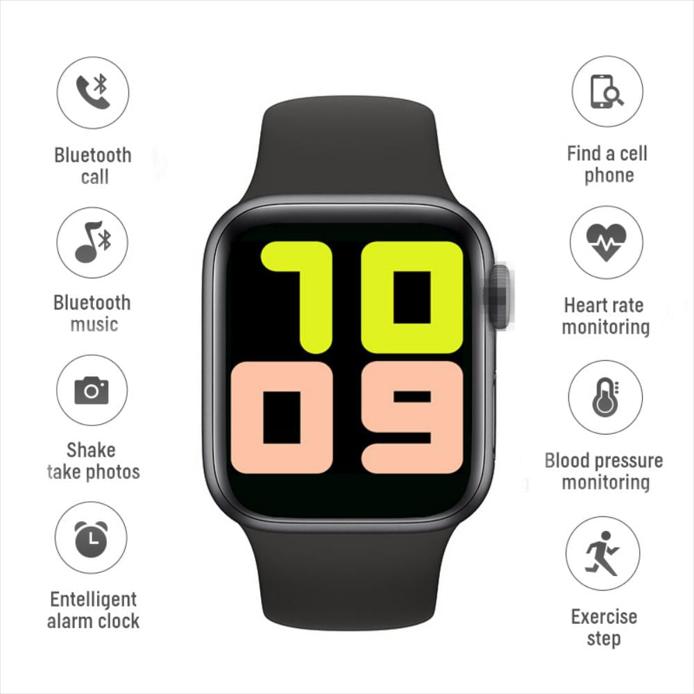 Reloj inteligente smartwatch t500 táctil bluetooth Android y iOS