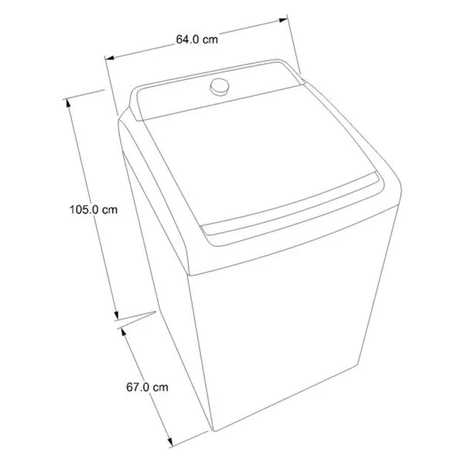 Lavadora Whirlpool Carga Superior 18KG Gris