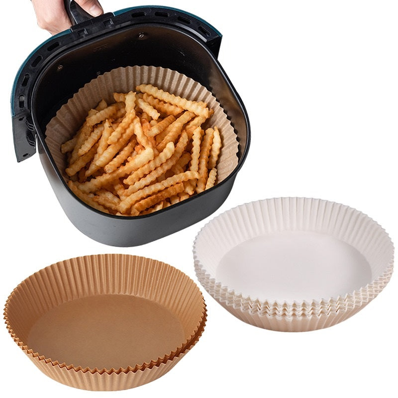 Molde antiadherente para freidora air fryer paquete por 100 unidades